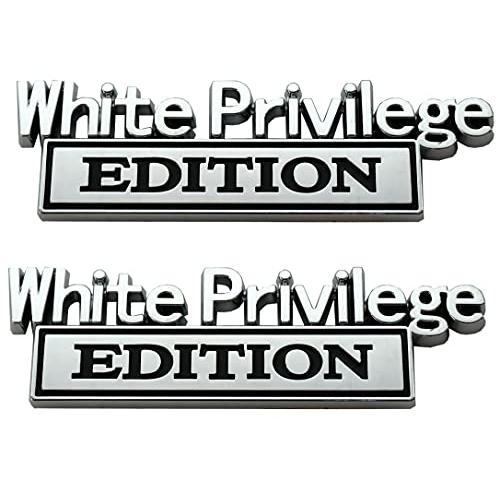 ホワイトプリビレッジエディション エンブレム バッジスライド オリジナルホワイト プリビレッジエディション エンブレム フェンダー 並行輸入品｜best-style｜02