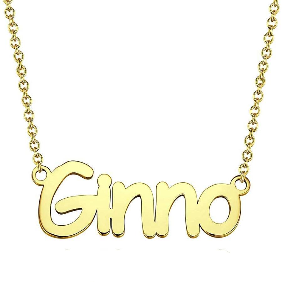 【並行輸入品】YDD Name necklace custom name necklace for women name necklace pの画像