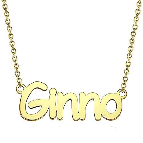【並行輸入品】YDD Name necklace custom name necklace for women name necklace pの画像