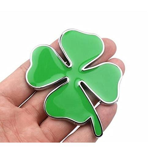 【並行輸入品】Four Leaf Clover Sticker Clover Leaf Badge Emblem Lucky Logo Carの画像