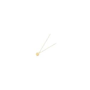 【並行輸入品】Ioka 14K Yellow Gold Angel Religious Charm Pendant with 0.5mm Boの画像