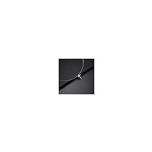 【並行輸入品】QWERBAM Women Fishing Line Necklace Silver Color Invisible Chain_2
