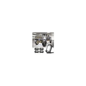 【並行輸入品】LED Rock Lights，4 pods White Rock Lights with 350LM 64 LED Light_2