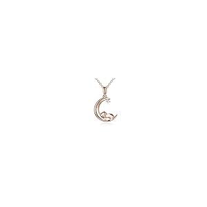 【並行輸入品】ELFRONT 14K Solid Gold Fox Necklace Pendant for Women,Simple Oriの画像