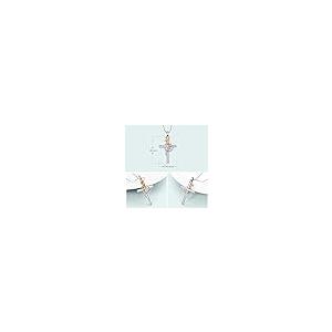【並行輸入品】shajwo 十字架骨壺ネックレス 遺灰用 火葬ジュエリー レディース メンズ 記念品 中空 人間のペットの遺灰ペンダント, 金属の画像
