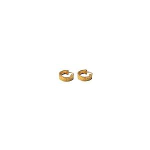 【並行輸入品】22K / 18Kイエローファインゴールド綺麗な設計フープイヤリング22カラットと18カラットファインゴールドの両方で利用可能女性の画像