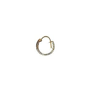 【並行輸入品】22K / 18Kイエローファインゴールド綺麗な設計フープイヤリング22カラットと18カラットファインゴールドの両方で利用可能女性の画像