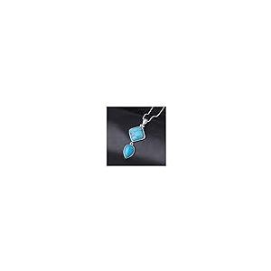 【並行輸入品】QWERBAM Women Trendy Natural Quartz Water Drop Pendants Necklace_2