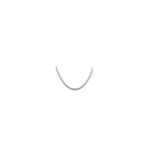 【並行輸入品】Diamond2Deal Sterling Silver 6mm Round Snake Chain Necklace Fineの画像
