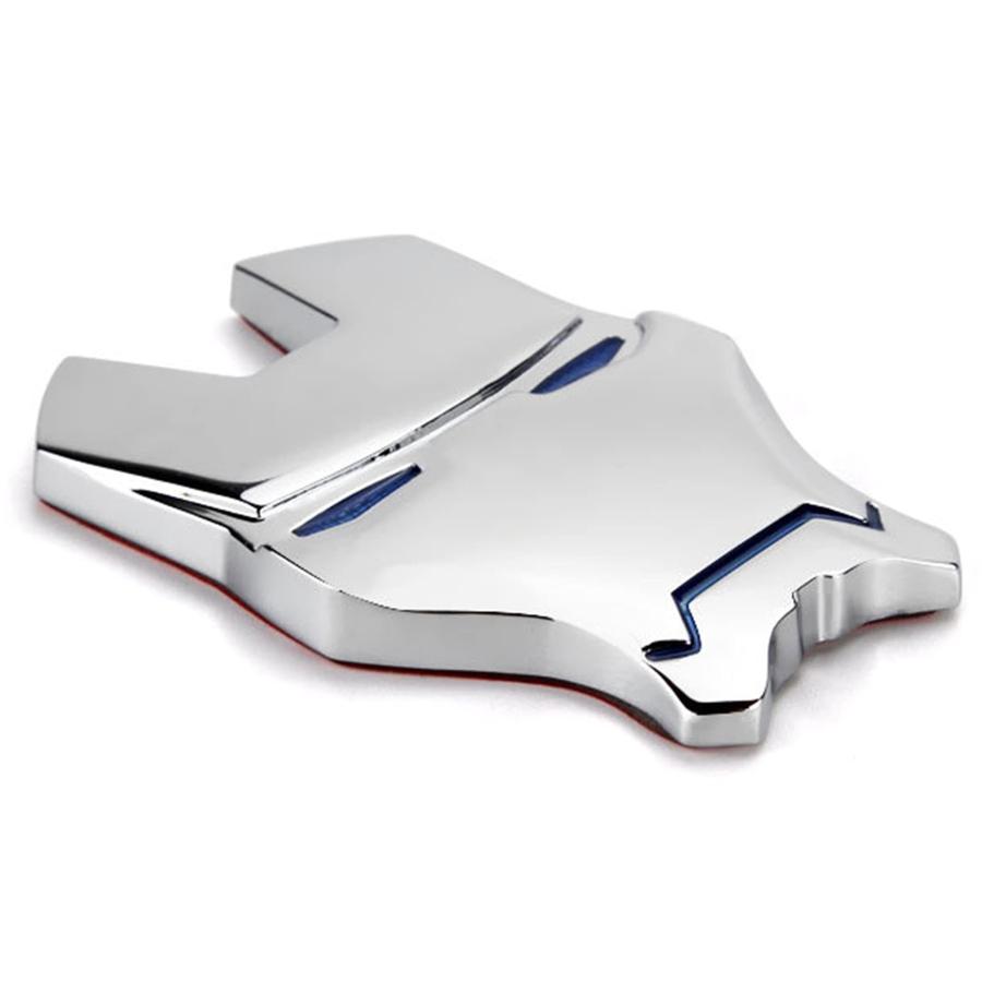 【並行輸入品】カーデカール カーパーソナリティ 3Dメタルカーロゴ カーステッカー 改造ボディステッカー テールステッカーデコレーション (シルの画像