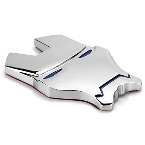 【並行輸入品】カーデカール カーパーソナリティ 3Dメタルカーロゴ カーステッカー 改造ボディステッカー テールステッカーデコレーション (シルの画像
