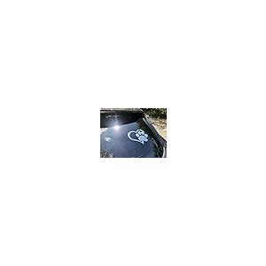 【並行輸入品】LZLRUN 2Pcs 3D Chrome Dog Paw Footprint with Peach Heart Stickerの画像