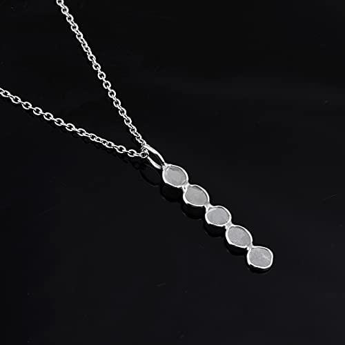 【並行輸入品】MOONEYE 1.50 CTW Natural Diamond Polki Pendant Necklace 925 Ster_7
