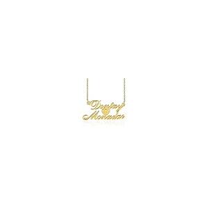 【並行輸入品】Ayafee 10K 14K 18K Gold Name Necklace Personalized Custom Name Nの画像