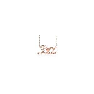 【並行輸入品】Ayafee 10K 14K 18K Gold Name Necklace Personalized Custom Name Nの画像