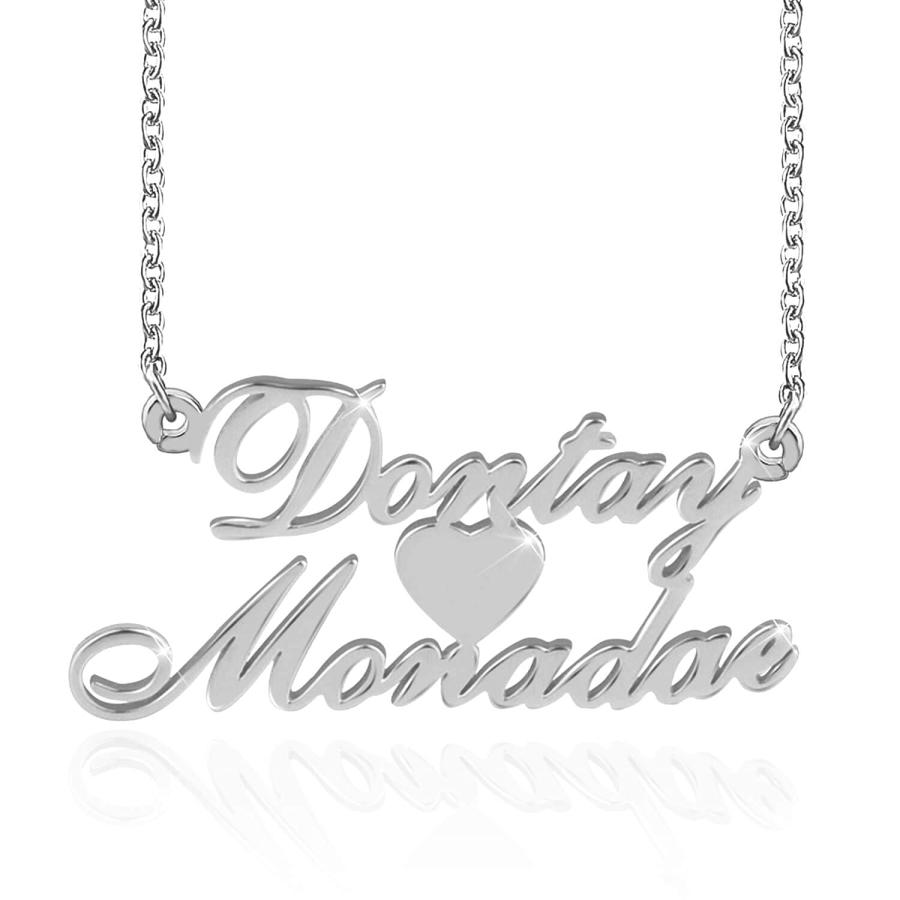【並行輸入品】Ayafee 10K 14K 18K Gold Name Necklace Personalized Custom Name Nの画像