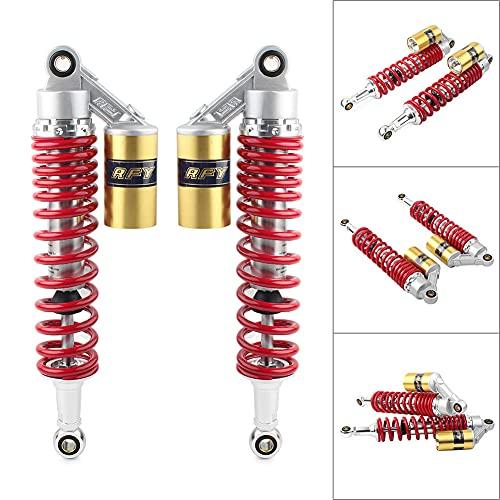 【並行輸入品】GZYF 2 Pcs Adjustable 375mm Motorbike Air Shocks ATV Shock Absorb_1