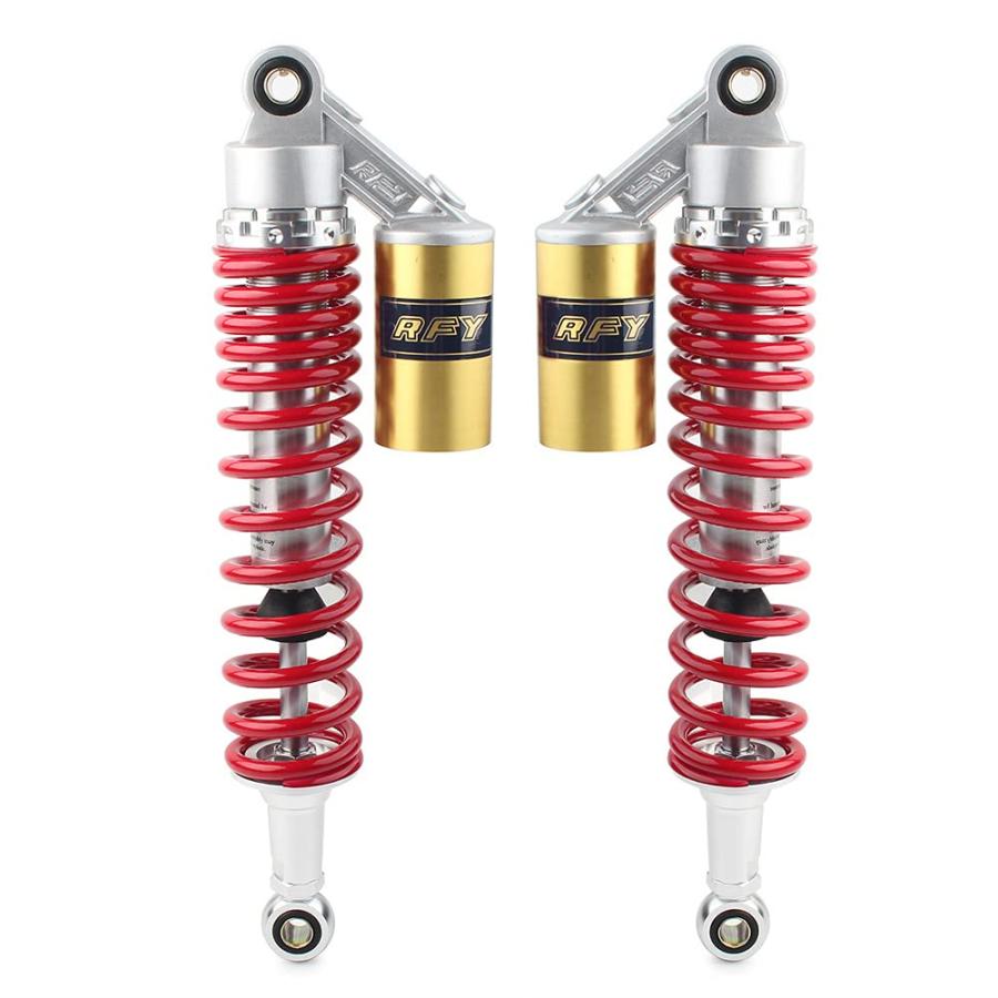 【並行輸入品】GZYF 2 Pcs Adjustable 375mm Motorbike Air Shocks ATV Shock Absorb_3