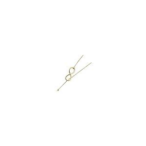 【並行輸入品】14K Gold Chain Necklace | Yellow Gold Cross Necklaces Infinity Lの画像
