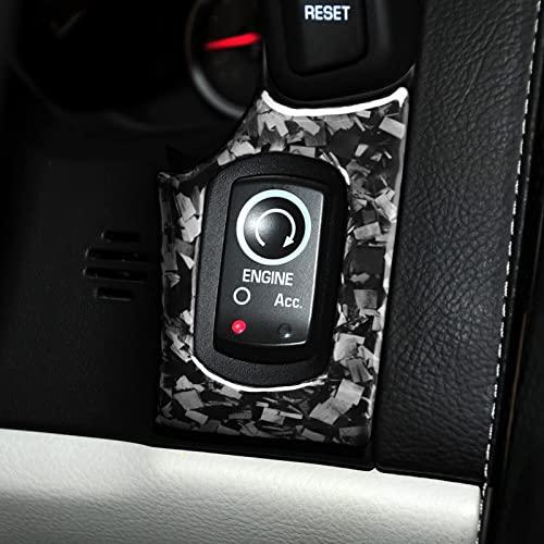 【並行輸入品】UOADA Forged Carbon Fiber Sticker Engine Switch Push Button Trimの画像
