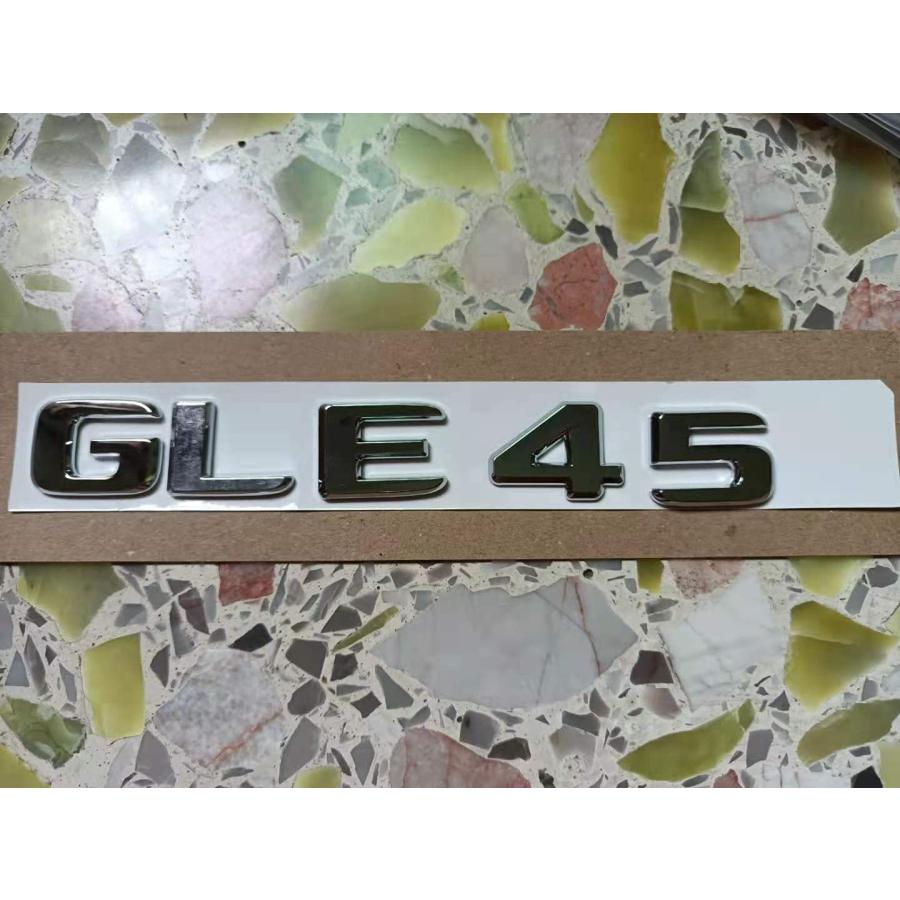 【並行輸入品】Chrome Letters Emblem for Benz GLE 45 Badge Car Styling Refittinの画像