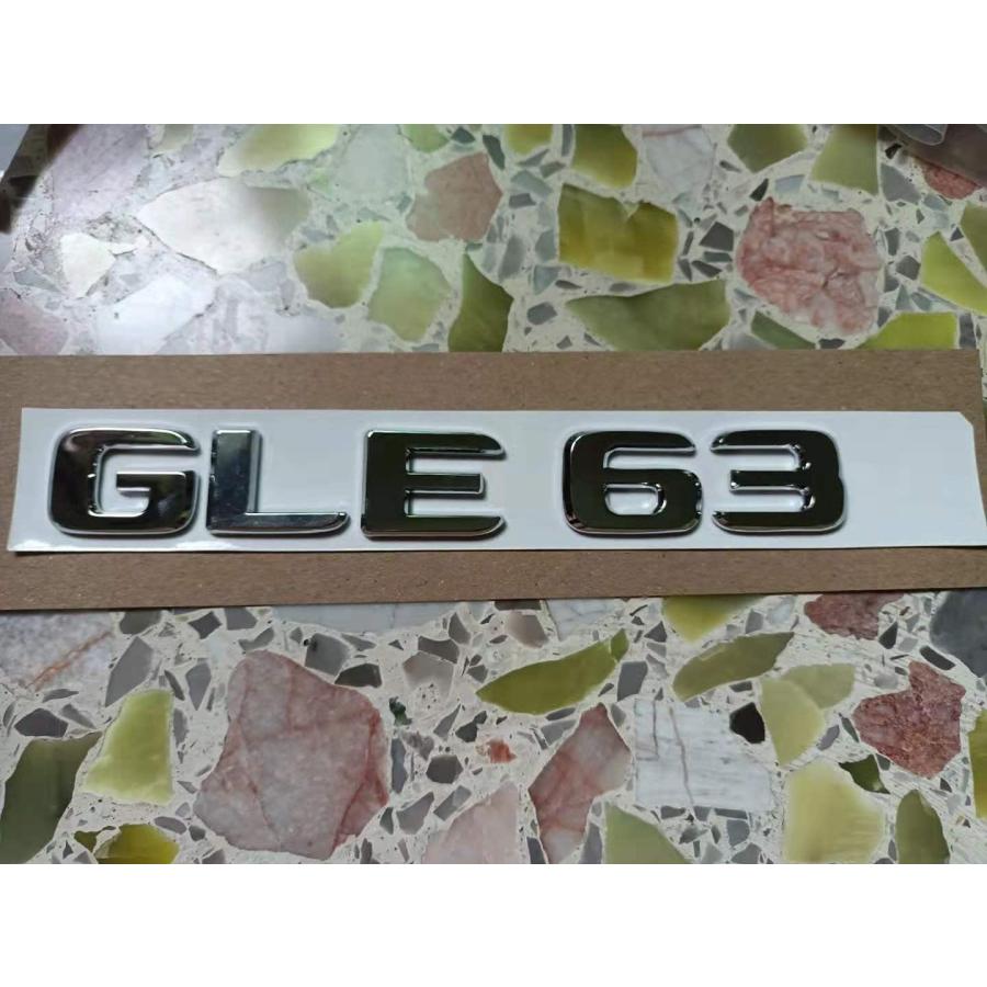 【並行輸入品】Chrome Letters Emblem for Benz GLE 63 Badge Car Styling Refittinの画像