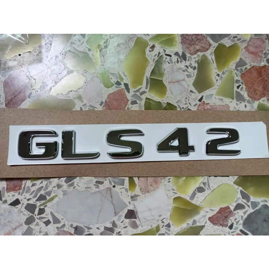 【並行輸入品】Chrome Letters Emblem for Benz GLS 42 Badge Car Styling Refittinの画像