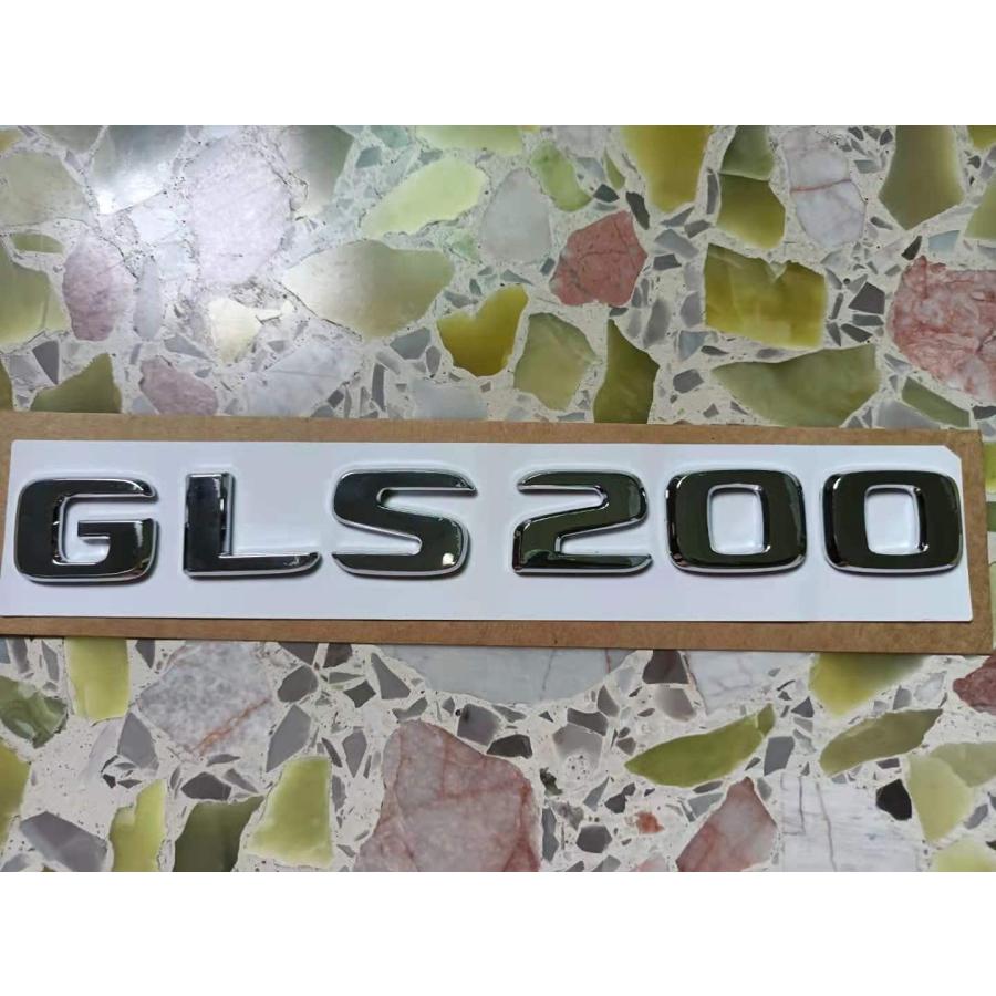 【並行輸入品】Chrome Letters Emblem for Benz GLS 200 Badge Car Styling Refittiの画像