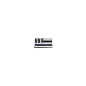 【並行輸入品】Thin Blue line USA Police Flag Black Chrome Plastic car Track Emの画像