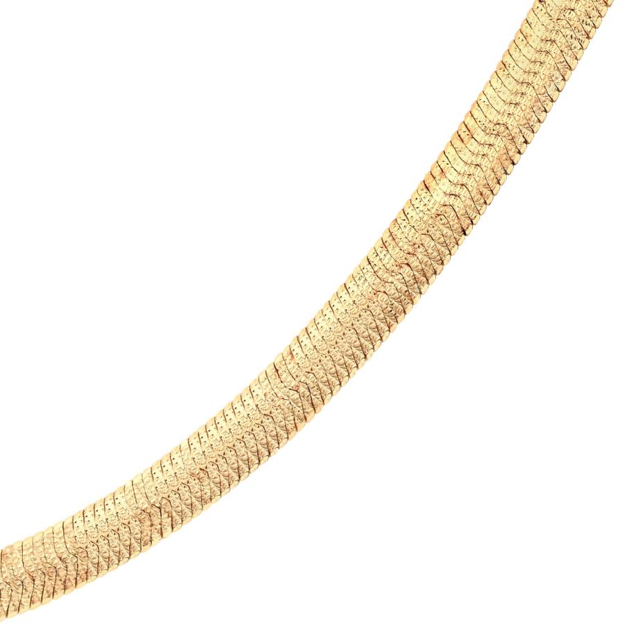 【並行輸入品】Stauer レディース ヘリンボーンネックレス (14Kイエローゴールド仕上げスターリングシルバー) Stauer Wo_3