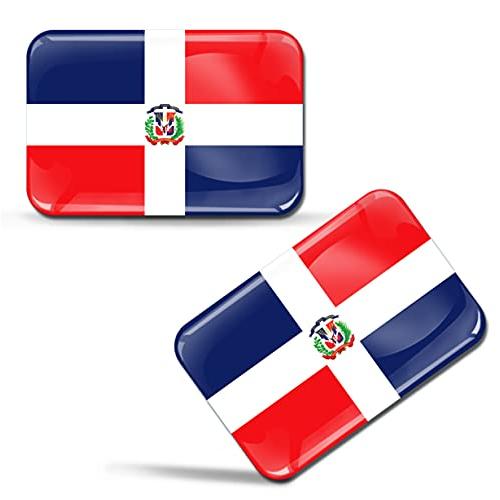 【並行輸入品】BiomarLabs Biomar Labs 2 x 3D Stickers Dominican Republic Dominiの画像