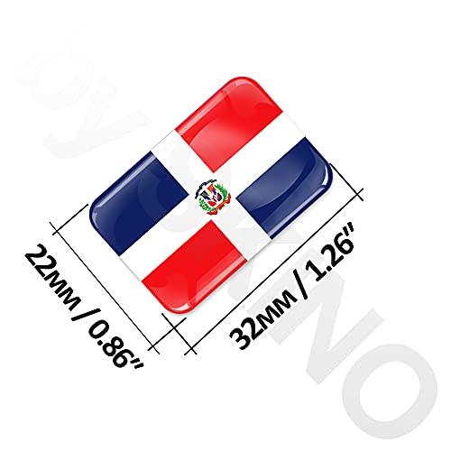 【並行輸入品】BiomarLabs Biomar Labs 2 x 3D Stickers Dominican Republic Dominiの画像