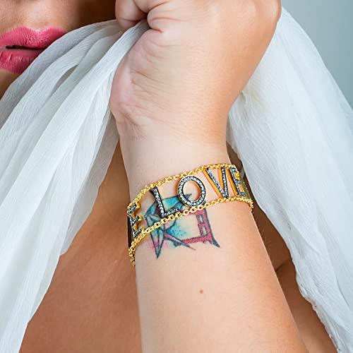 【並行輸入品】Real Diamond Adjustable LIVE LOVE LAUGH 925 Sterling Silver Linkの画像