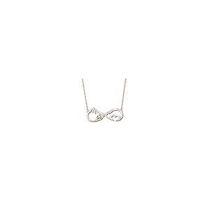 【並行輸入品】Ayafee Name Necklace Personalized 10K 14K 18K Gold Infinity Custの画像