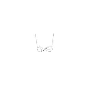 【並行輸入品】Ayafee Name Necklace Personalized 10K 14K 18K Gold Infinity Custの画像