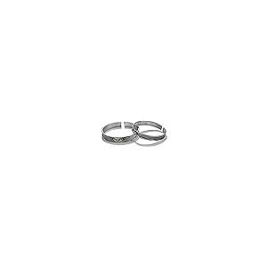 【並行輸入品】Roseheart Classic Couple A Pair Sterling 999silver Trendy Metalの画像