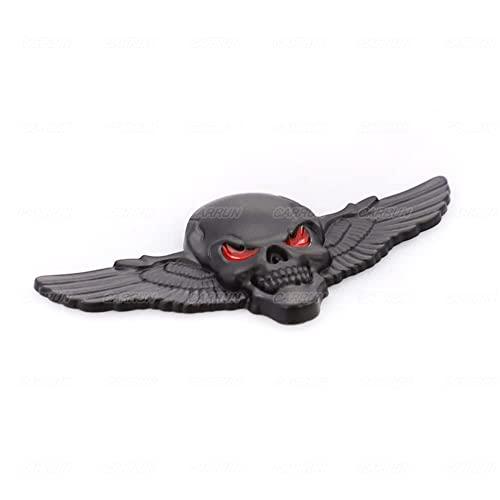 【並行輸入品】CARRUN 3D Skeleton Skull Emblem Car Badge Sticker Car Side Rearの画像