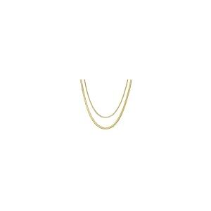 【並行輸入品】FOCALOOK Link Layered Necklaces Gold Layering Snake Chain Choker_2