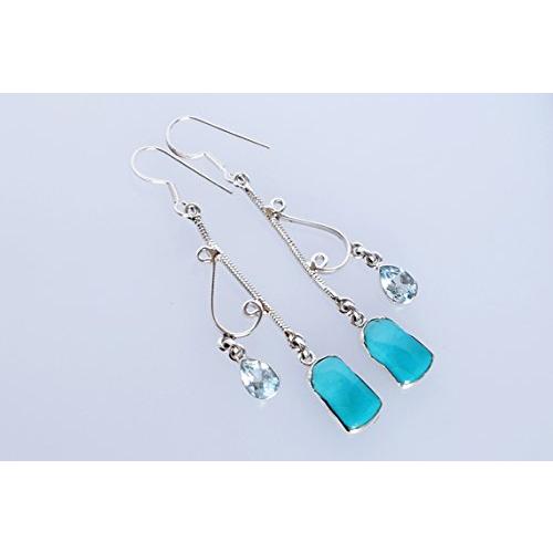 【並行輸入品】Ravishing Impressions Arizona Turquoise & Blue Topaz Gemstone 92の画像
