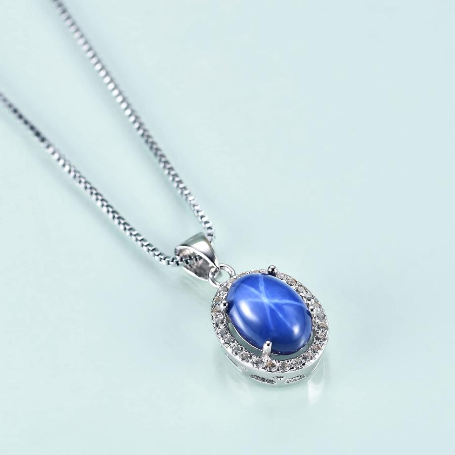 Gem's Beauty Lab Star サファイアペンダントネックレス 本物の Gem's Beauty Lab Star サファイアペンダントネックレス 本物の