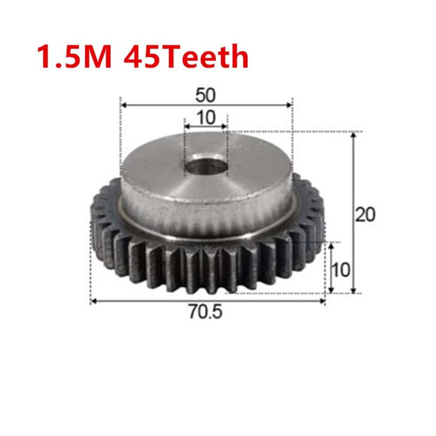 【並行輸入品】VNOIFDE Rack 1.5Modulus=1.5M 45Teeth Spur Gear with Stage Motor