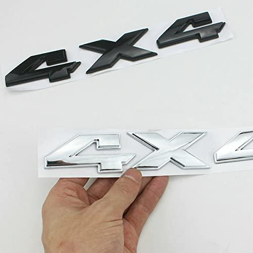 【並行輸入品】クローム 4X4 オフロード ロゴ リア トランク エンブレム バッジ 1500 2500 3500用 (1個) Chrome 4の画像