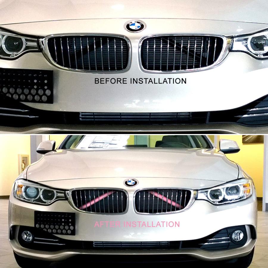 Grill Stripes for BMW F30 F32, Kidney Grille Inserts Trim for 20 並行輸入品｜best-style｜10