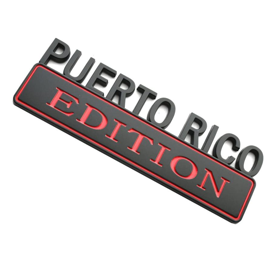 【並行輸入品】Puerto RICO エディション エンブレム 3D エクステリアバッジステッカー 車 トラック デカール 交換用 F150 F_9