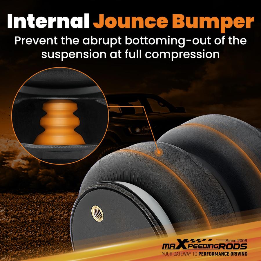 【並行輸入品】 maXpeedingrods Rear Air Suspension Bags Kit 5000lbs for 2011 201