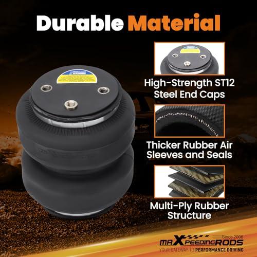 【並行輸入品】 maXpeedingrods Rear Air Suspension Bags Kit 5000lbs for 2011 201