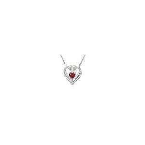 【並行輸入品】Zomodia Personalized Swan Necklace， Simulated Birthstone Necklac