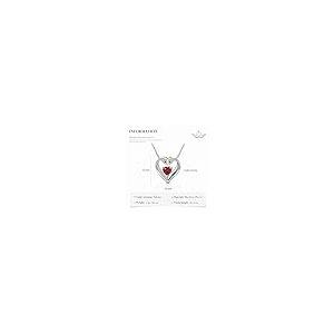 【並行輸入品】Zomodia Personalized Swan Necklace， Simulated Birthstone Necklac