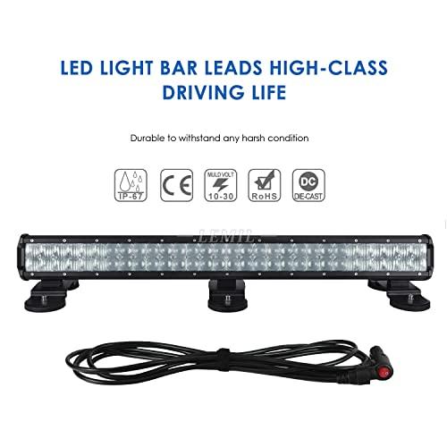 【並行輸入品】LEMIL 28インチ 180W 5D LEDライトバー LED磁気作業ライト フラッドスポットコンボ LEDランプバー フォグラ_7
