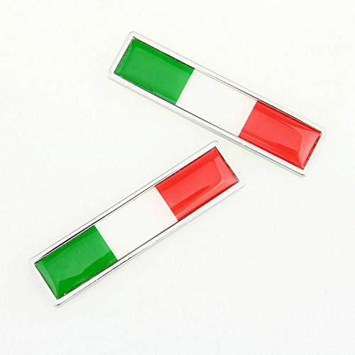 【並行輸入品】Pair Set IT Italian Italy Flag Emblem Mini Sticker Decals Replacの画像
